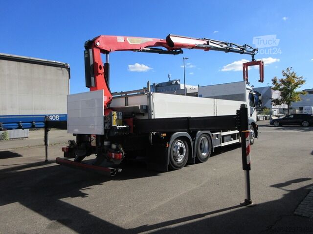 Camion cu platformă mercedes-benz 2543 L 6x2 Antos Palfinger Kran PK22.001, Funk