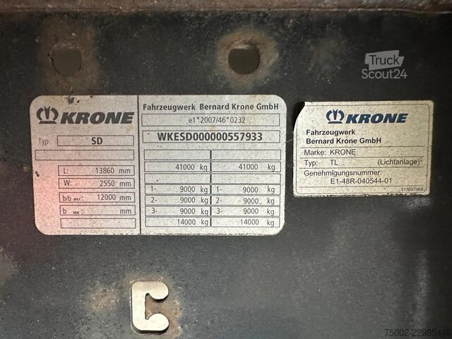 Krone N/A VÊTEMENTS / VESTIAIRE / BPW / Remorque NL Krone N/A GARMENT / KLEIDER / BPW / NL-trailer