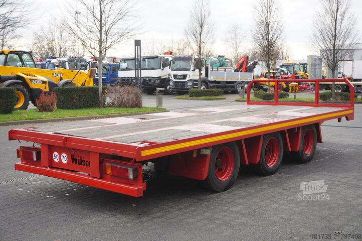 Platform römorku Wilson CTAA3 Flatbed trailer