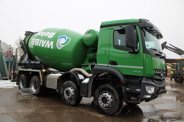 Kamion mikser za beton MERCEDES-BENZ 3243 8x4 BB - Stetter 9m³ - AP Achsen - Nr.: 795