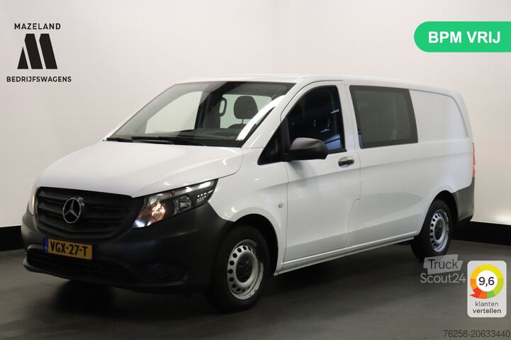 Bestelwagen dubbele cabine Mercedes-Benz Vito 110 CDI Lang Dubbel cabine EURO 6 - A/C cl...
