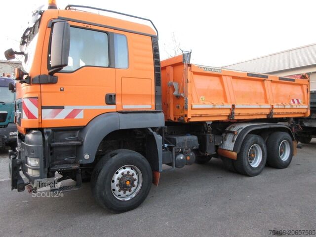 Camião basculante man TGS 26.400 BB 6x6 Dreiseitenkipper, Bordmatic