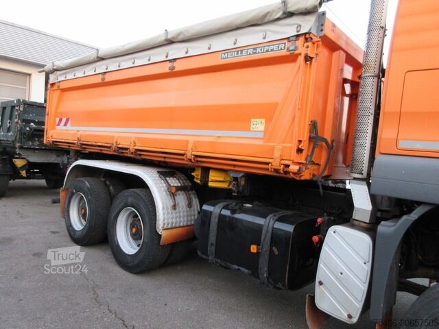 Kipper LKW man TGS 26.400 BB 6x6 Dreiseitenkipper, Bordmatic