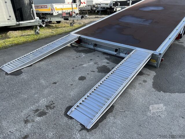 Plattformtilhenger og universaltransporter Pongratz AT-SO 6000/25 T-K-Plateau Autotransporter