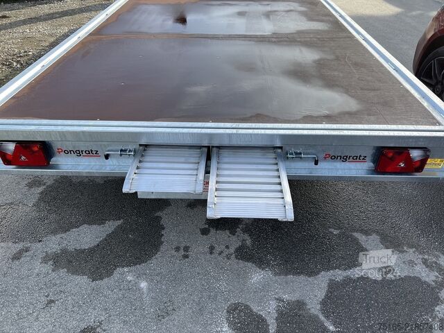 Plattformtilhenger og universaltransporter Pongratz AT-SO 6000/25 T-K-Plateau Autotransporter