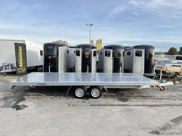 Bestelwagen autodrager Pongratz AT-SO 6000/25 T-K-Plateau LB Autotransporter