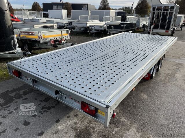 Bestelwagen autodrager Pongratz AT-SO 6000/25 T-K-Plateau LB Autotransporter