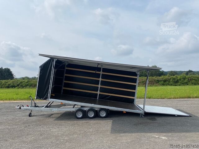 Car carrier van Rosemeier VE Jumbo 35.5 Tridem-Planenaufbau Autotransporter