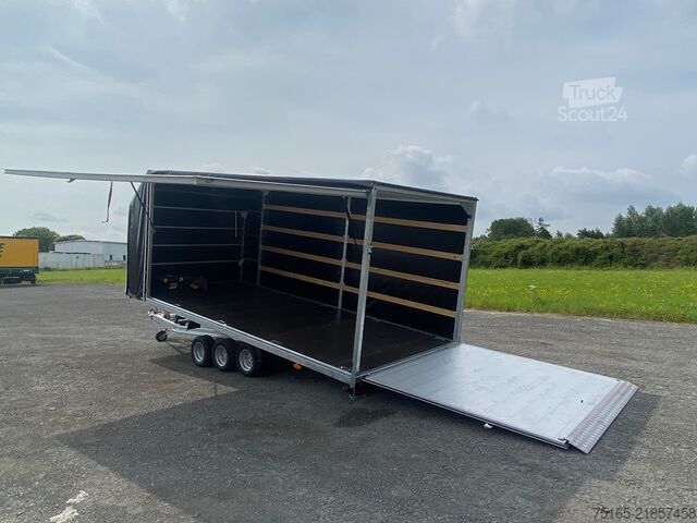 Car carrier van Rosemeier VE Jumbo 35.5 Tridem-Planenaufbau Autotransporter
