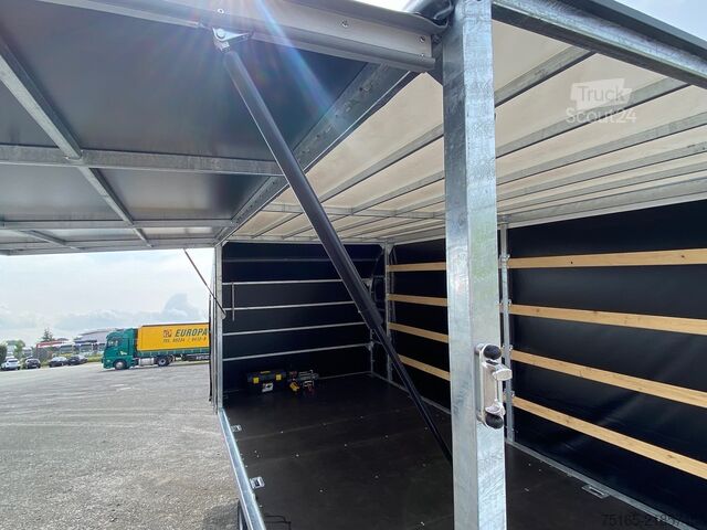 Bestelwagen autodrager Rosemeier VE Jumbo 35.5 Tridem-Planenaufbau Autotransporter
