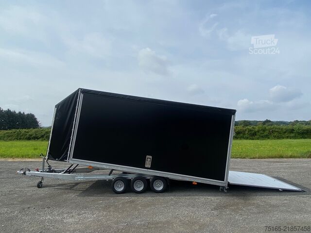 Bestelwagen autodrager Rosemeier VE Jumbo 35.5 Tridem-Planenaufbau Autotransporter