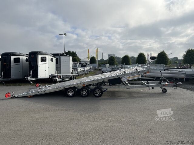 Bestelwagen autodrager Vezeko Jumbola 35.60 Tridem Autotransporter