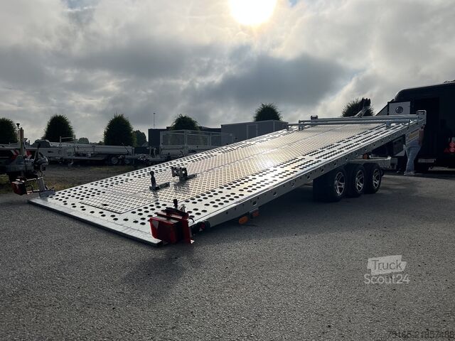 Bestelwagen autodrager Vezeko Jumbola 35.60 Tridem Autotransporter