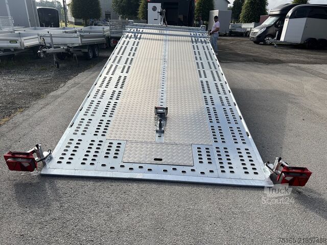 Bestelwagen autodrager Vezeko Jumbola 35.60 Tridem Autotransporter