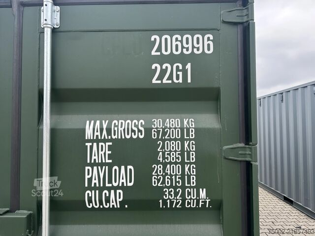 Container YANGZHOU NEW (ONE-WAY) 20FT ISO DV 8'6" STANDARD container