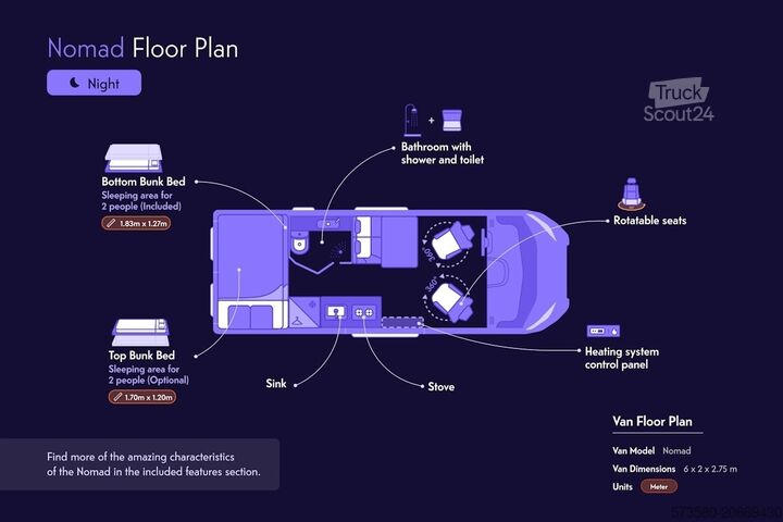 Prikolica/motorhome Fiat Weinsberg Carabus 600 K 4 Schlafplätze | Voll ausgestattet