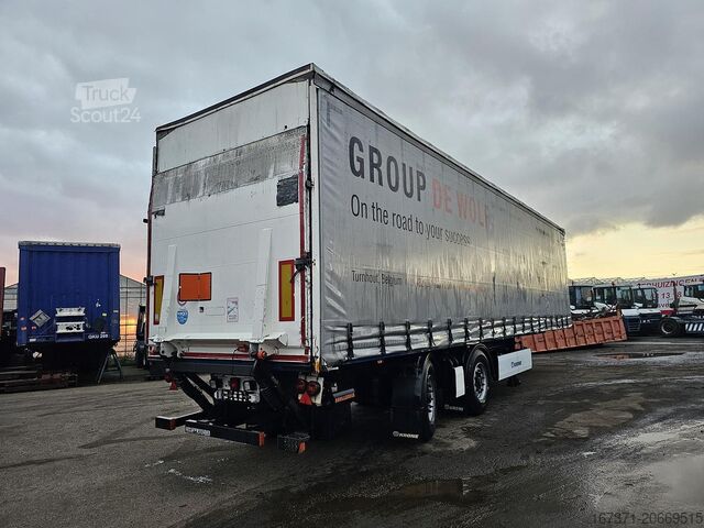 2015 KRONE SZ | 2-akslet bytrailer | Styrende aksel. BPW skivebremser. Læsselift. TUV Belgien indtil KRONE SZ| 2 AXLE CITY TRAILER | STEERING AXLE. BPW DI...
