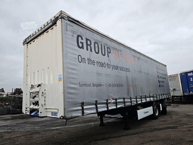 2015 KRONE SZ | 2-akslet bytrailer | Styrende aksel. BPW skivebremser. Læsselift. TUV Belgien indtil KRONE SZ| 2 AXLE CITY TRAILER | STEERING AXLE. BPW DI...