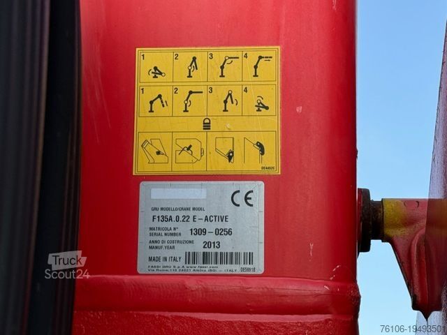 Autokran MERCEDES-BENZ Axor 2633 Kipper mit Kran Fassi F135