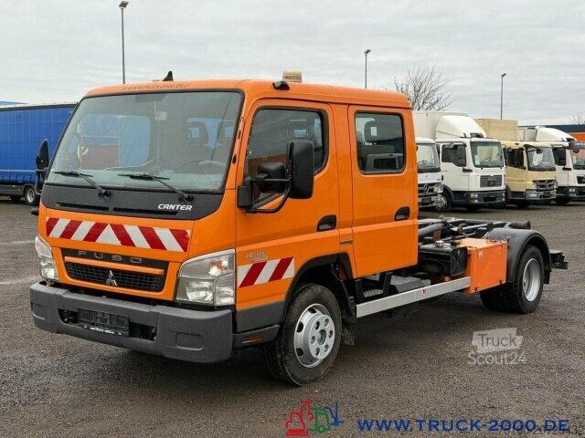 Roll-off tipper truck Mitsubishi Canter 7C18D 7Sitze City Abroller 2x AHK - 57Tkm
