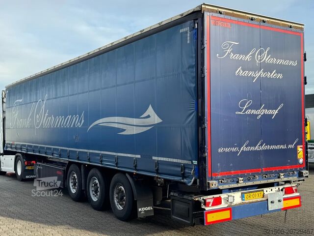 Schiebeplanen Kögel Schuifzeil met Coil / BPW-Disc / Lift-as