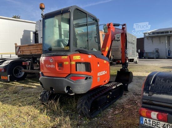 Mobile excavator KUBOTA KX030-4 MINIBAGGER NUR 52,5 BH, TOP-ZUSTAND !