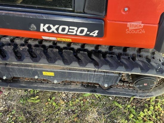 Mobile excavator KUBOTA KX030-4 MINIBAGGER NUR 52,5 BH, TOP-ZUSTAND !