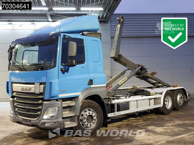 Containertransport (haakarmsysteem) DAF CF 460 CF 6X2 Palfinger T20 -31 MPA hooklift Ma...