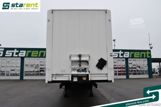 Naczepa skrzyniowa KRONE Kleider- Trockenfrachtkoffer Wabco Rückfahrsens.