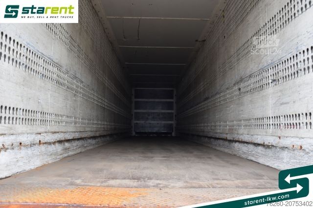 Naczepa skrzyniowa KRONE Kleider- Trockenfrachtkoffer Wabco Rückfahrsens.