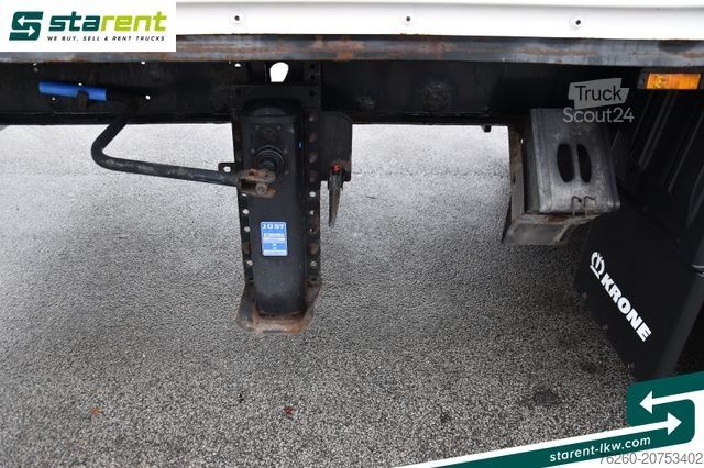 Naczepa skrzyniowa KRONE Kleider- Trockenfrachtkoffer Wabco Rückfahrsens.