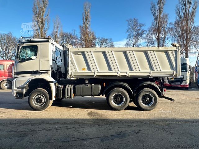 Driezijdige kipper MERCEDES-BENZ 3345 6x6 Meiller DSK 1,20m Bordwände AHK Hydr.