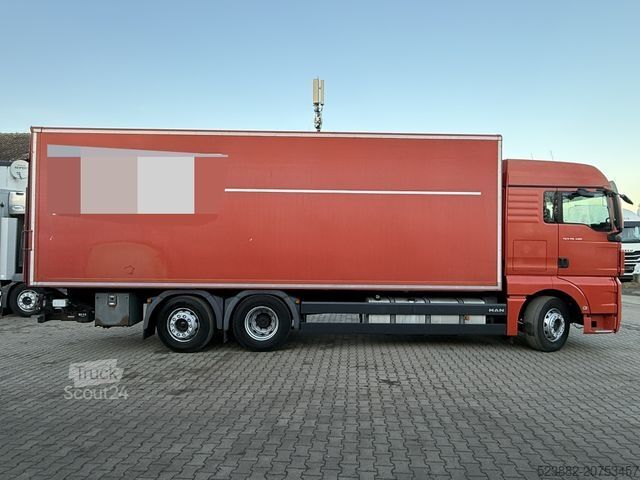Φορτηγό κουτί (κουρμπαριστό) MAN TGX26.480 Lift-Lenk*Retarder*ACC*Koffer 8,1m*XLX