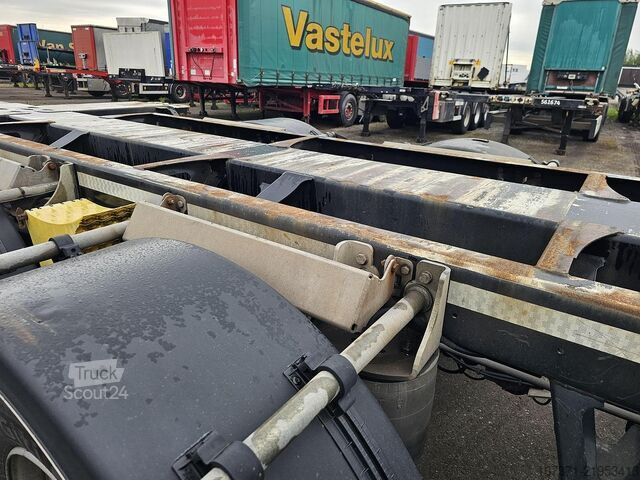 Transporte de contentores D-TEC FLEXI TRAILER - ALL CONNECTIONS - BPW DRUM - AP...