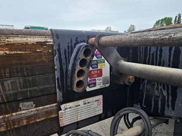 Transporte de contentores D-TEC FLEXI TRAILER - ALL CONNECTIONS - BPW DRUM - AP...