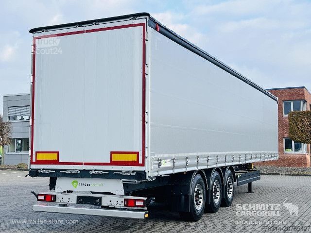 Atvērta puspiekabe ar tentu Berger Curtainsider Coil