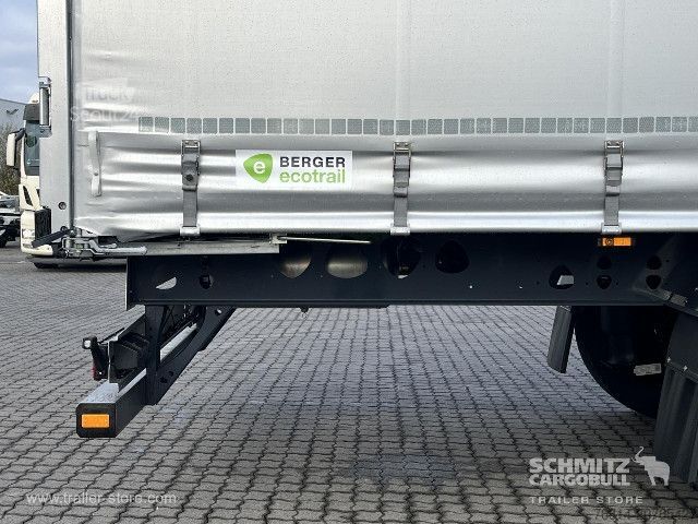 مقطورة نصفية مفتوحة مع قماش مشمع Berger Curtainsider Coil