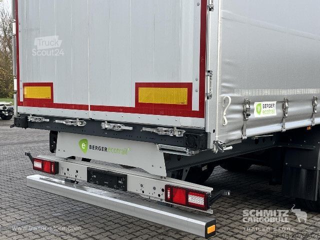 مقطورة نصفية مفتوحة مع قماش مشمع Berger Curtainsider Coil