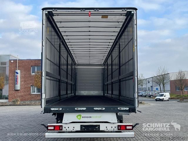 مقطورة نصفية مفتوحة مع قماش مشمع Berger Curtainsider Coil