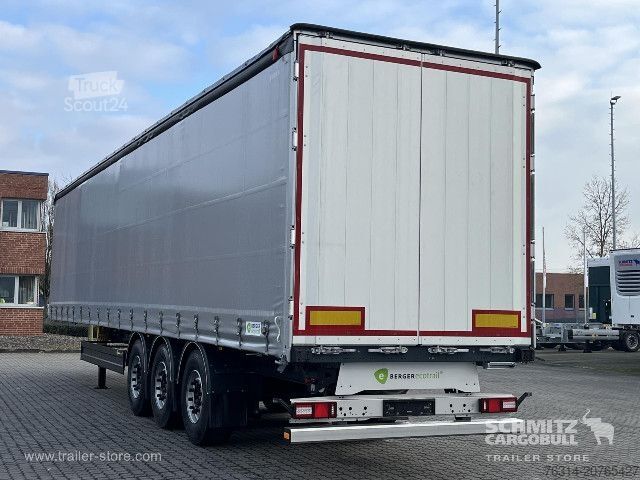 مقطورة نصفية مفتوحة مع قماش مشمع Berger Curtainsider Coil