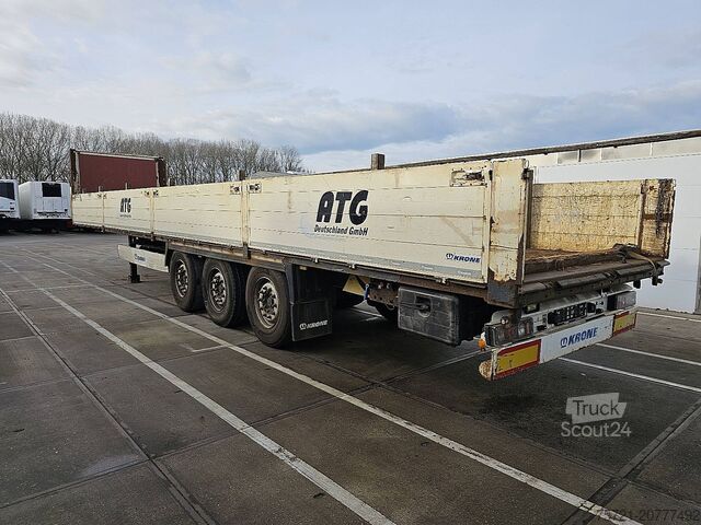 Plateforme de chargement avec murs KRONE SD DROPSIDES LIFT AXLE