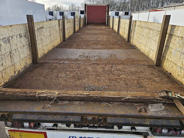 Piattaforma di carico con pareti KRONE SD DROPSIDES LIFT AXLE