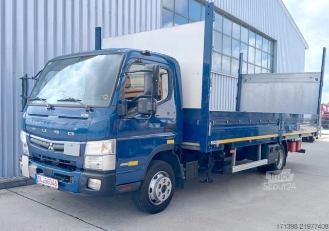 Furgone pick-up FUSO Canter 7C18 Pritsche 6.20m + Palfinger Kran