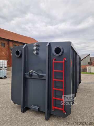 Ruloninis konteineris Decker Containerbau Späne, Container, Absaug, ca.34m³