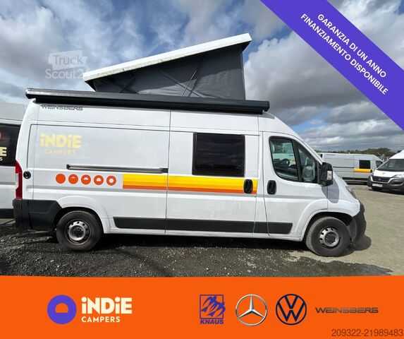 Campingvogn/bobil Fiat Ducato Weinsberg Carabus 600K|Tetto PopTop|2023| EURO 6