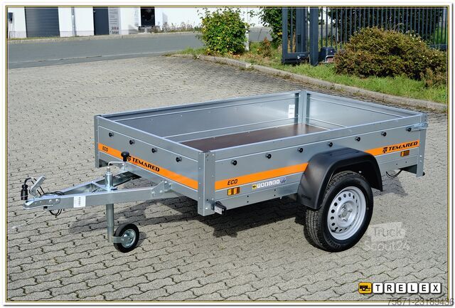 Auton perävaunu TEMA Eco 2012 - 750 kg / 201 x 126 x 30 cm