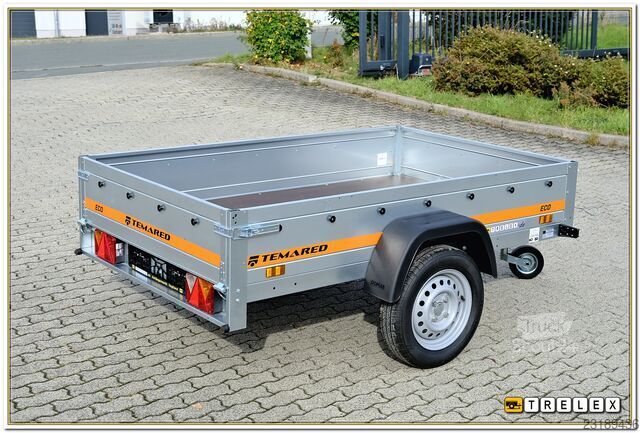 Auton perävaunu TEMA Eco 2012 - 750 kg / 201 x 126 x 30 cm
