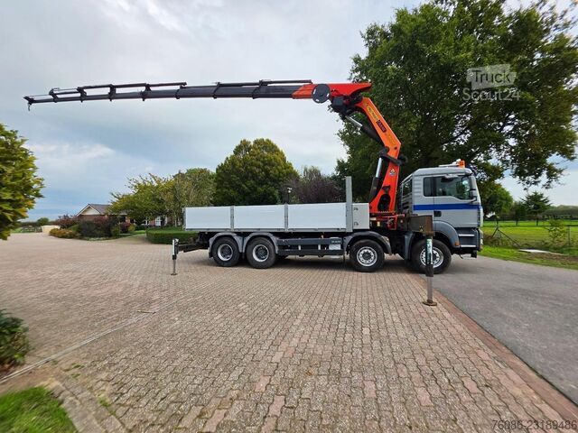 MAN TGA 41.430 8x4 GRUE 44tm/WINDER TÉLÉCOMMANDE/MANUEL/RESSORT À LAMES ! DK1330 MAN TGA 41.430 8x4 KRAAN 44tm/LIER AFSTANDSBEDIENIN...