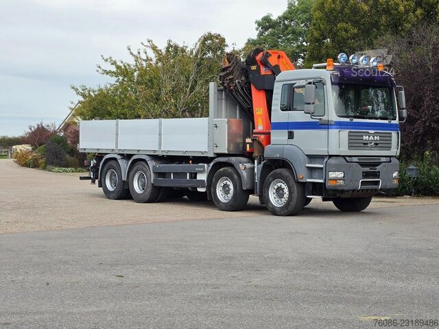 MAN TGA 41.430 8x4 GRUE 44tm/WINDER TÉLÉCOMMANDE/MANUEL/RESSORT À LAMES ! DK1330 MAN TGA 41.430 8x4 KRAAN 44tm/LIER AFSTANDSBEDIENIN...