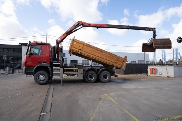 قلابة مع رافعة Mercedes-Benz ACTROS 3344 AK-MP3 + HMF1643 Z2